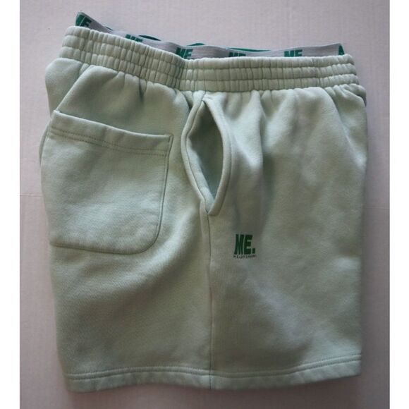 Melody Ehsani Women Sz S Sage Green Core Fleece Double Waistband Sweat Short - Picture 11 of 11